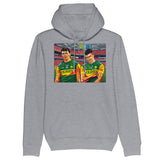 David & Seanie (2022 Comic Art Tribute) - Premium Unisex Pullover Hoodie