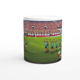 Some Kick by Seanie (2022 Comic Art Tribute) - on White 11oz Ceramic Mug