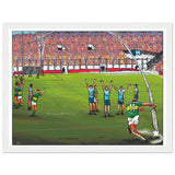 Some Kick by Seanie (2022 Comic Art Tribute) - Classic Semi-Glossy Paper Wooden Framed Poster