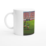 Some Kick by Seanie (2022 Comic Art Tribute) - on White 11oz Ceramic Mug