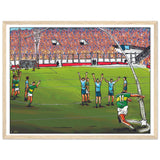 Some Kick by Seanie (2022 Comic Art Tribute) - Classic Semi-Glossy Paper Wooden Framed Poster