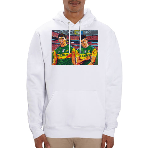 David & Seanie (2022 Comic Art Tribute) - Premium Unisex Pullover Hoodie