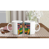 David & Seanie (2022 Comic Art Tribute) - on White 11oz Ceramic Mug